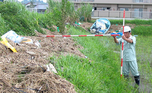 洪水痕跡調査